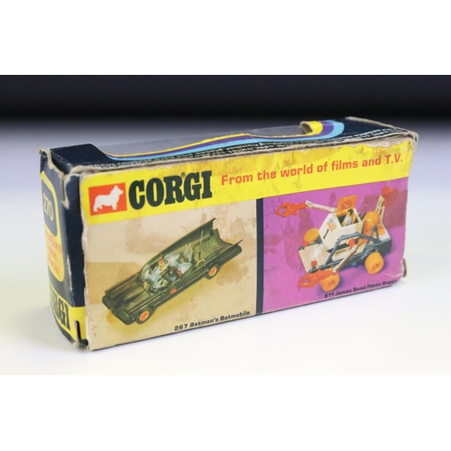 1406 - Boxed Corgi 270 James Bond 007 DB5 with secret instructions, diecast gd with a few paint chips, box ... 