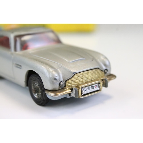 1406 - Boxed Corgi 270 James Bond 007 DB5 with secret instructions, diecast gd with a few paint chips, box ... 