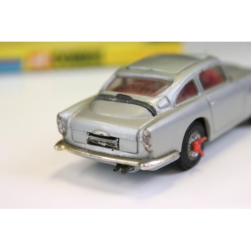 1406 - Boxed Corgi 270 James Bond 007 DB5 with secret instructions, diecast gd with a few paint chips, box ... 