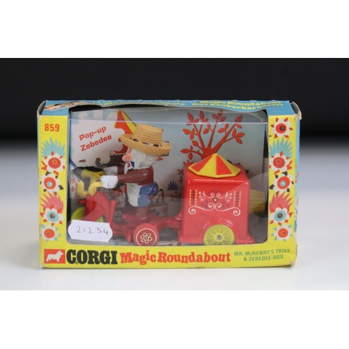 1413 - Boxed Corgi 859 Magic Roundabout Mr McHenry's Trike & Zebedee-Box diecast model, diecast ex with ony... 