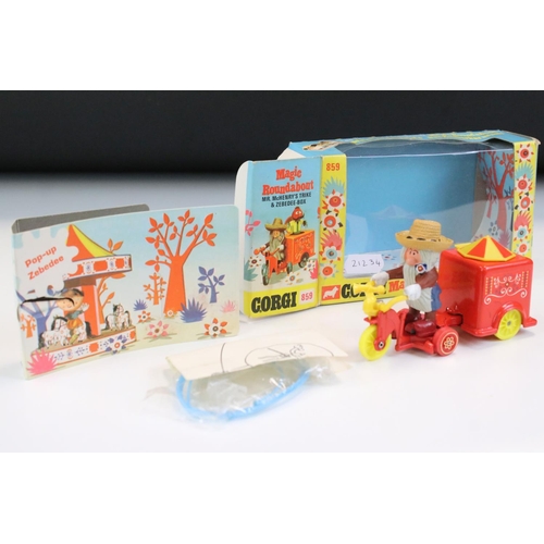 1413 - Boxed Corgi 859 Magic Roundabout Mr McHenry's Trike & Zebedee-Box diecast model, diecast ex with ony... 