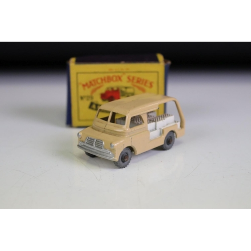 1294 - 12 Boxed Matchbox 75 Series diecast models to include 42 Evening News Van, 73 RAF Pressure Refueller... 