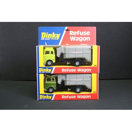 1319 - Ex Shop Stock Dinky - 18 Boxed Dinky 978 Refuse Wagon diecast models, all ex