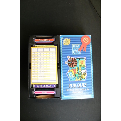 283 - Collection of vintage games to include Merit Magic, Ideal Payoff, House Martin Fiddlesticks, Popeye ... 