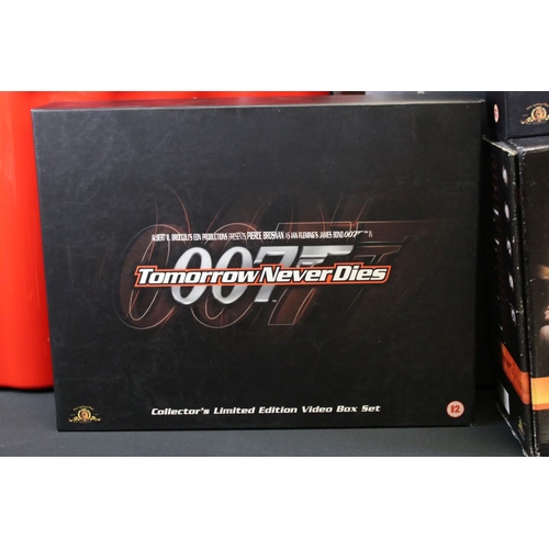 284 - James Bond - 20 Boxed ' Tomorrow Never Dies ' Collector's Limited Edition Video 2-Part VHS Box Sets ... 