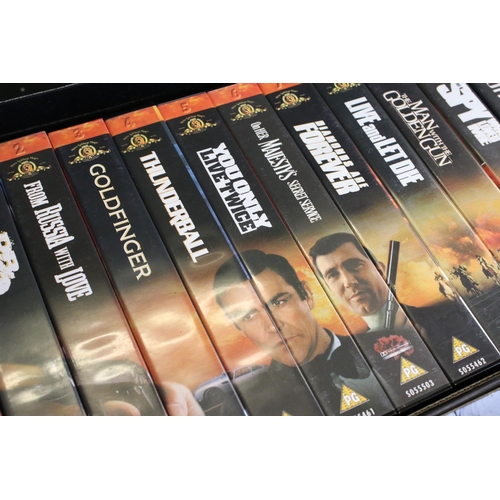 284 - James Bond - 20 Boxed ' Tomorrow Never Dies ' Collector's Limited Edition Video 2-Part VHS Box Sets ... 