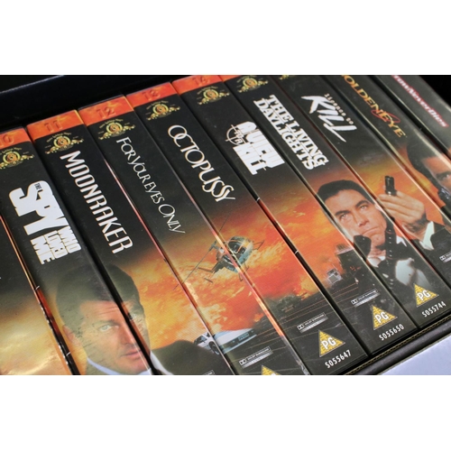 284 - James Bond - 20 Boxed ' Tomorrow Never Dies ' Collector's Limited Edition Video 2-Part VHS Box Sets ... 