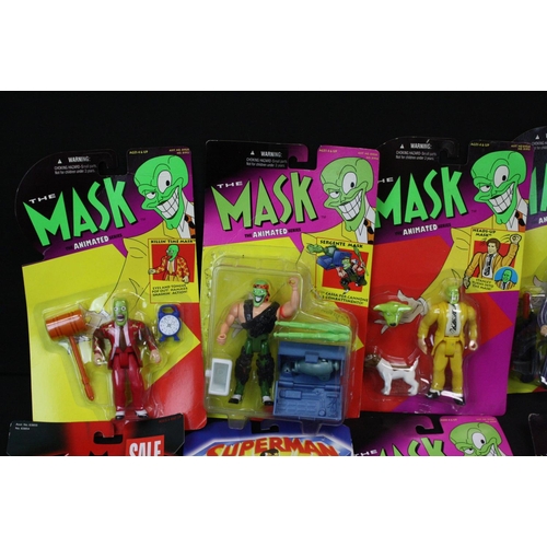 335 - Group of carded figures to include 8 x Kenner The Mask, 6 x Spice Girls, Star Wars The Power of the ... 