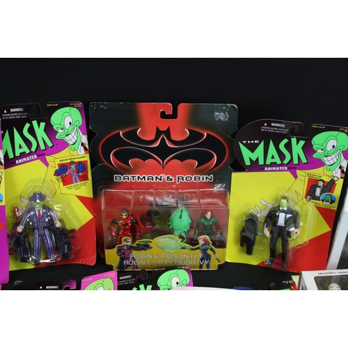 335 - Group of carded figures to include 8 x Kenner The Mask, 6 x Spice Girls, Star Wars The Power of the ... 