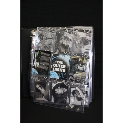 336 - Rittenhouse Archives ' The Outer Limits ' Trading Cards Album containing 119 cards, featuring signed... 