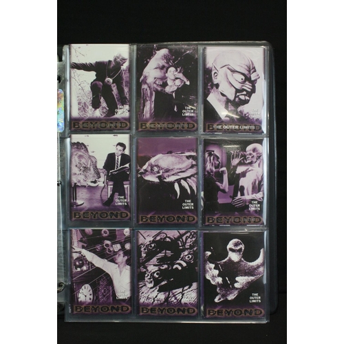 336 - Rittenhouse Archives ' The Outer Limits ' Trading Cards Album containing 119 cards, featuring signed... 