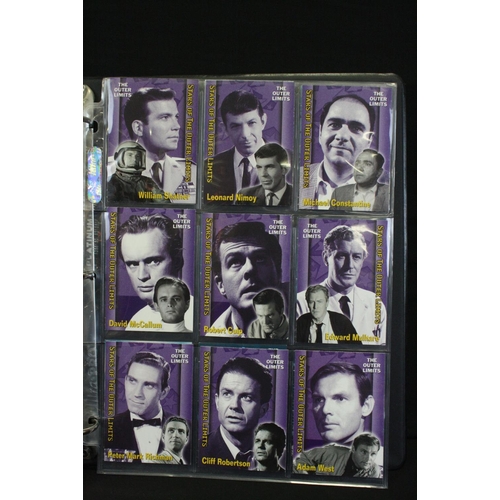 336 - Rittenhouse Archives ' The Outer Limits ' Trading Cards Album containing 119 cards, featuring signed... 