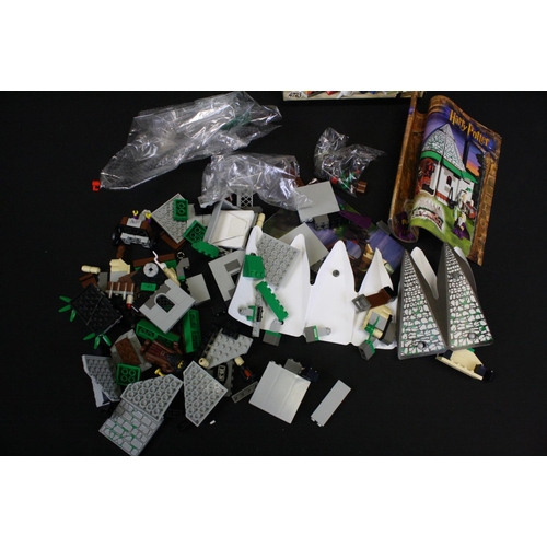 337 - Lego - Two boxed Harry Potter sets to include 4707 Hagrid's Hut and Diagon Alley Shops, contents unc... 