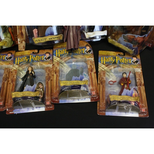 338 - 13 Carded Mattel Harry Potter figures to include Harry Potter, Professor Quirrell, Malfoy, Lockhart ... 