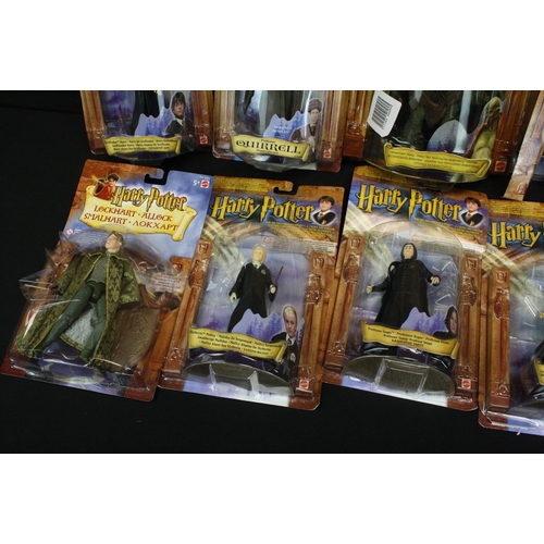 338 - 13 Carded Mattel Harry Potter figures to include Harry Potter, Professor Quirrell, Malfoy, Lockhart ... 