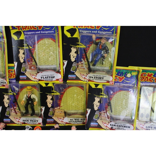 340 - Collection of 1980s onwards action figures to include 8 x Playmates Dick Tracy (all with opened card... 