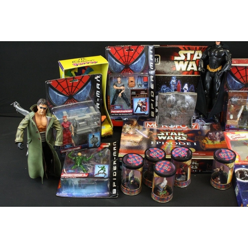 346 - Quantity of toys and games to include boxed Star Wars Chess, boxed Star Wars Monopoly, 4 x carded To... 