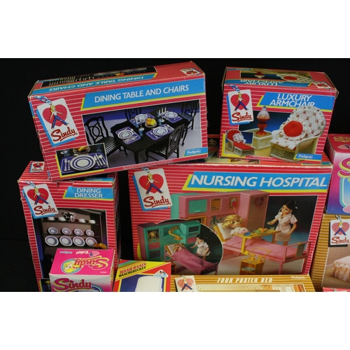 443 - Sindy - Ten boxed Pedigree Sindy play sets / furniture accessories to include 44680 Nursing Hospital... 