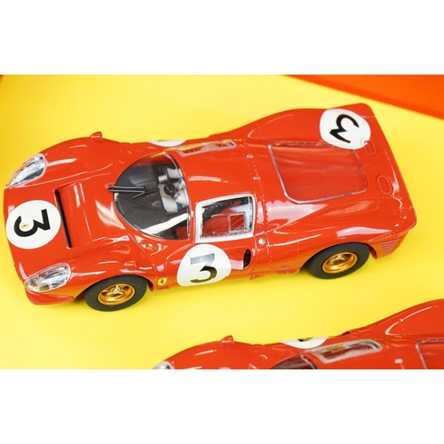 1284 - Boxed Scalextric Ferrari 330/P4 Monza 1967 ltd edn two-part slot car set, no. 1856 of 5000 produced.... 