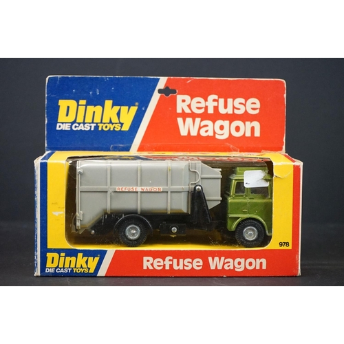 1289 - Three boxed Dinky diecast models to include 25x Breakdown Lorry in light tan & green (deterioration ... 