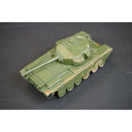 1291 - Three boxed Dinky Supertoys diecast military models to include 660 Tank Transporter (yellow box lid)... 