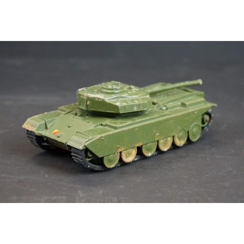 1291 - Three boxed Dinky Supertoys diecast military models to include 660 Tank Transporter (yellow box lid)... 