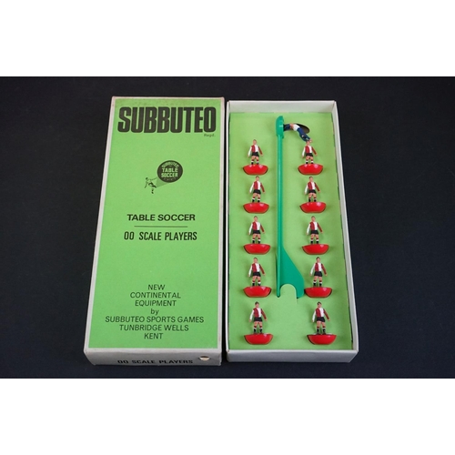 298 - Subbuteo - Five boxed HW Subbuteo teams to include 2 x 59 River Plate (one thick red hoop, the other... 