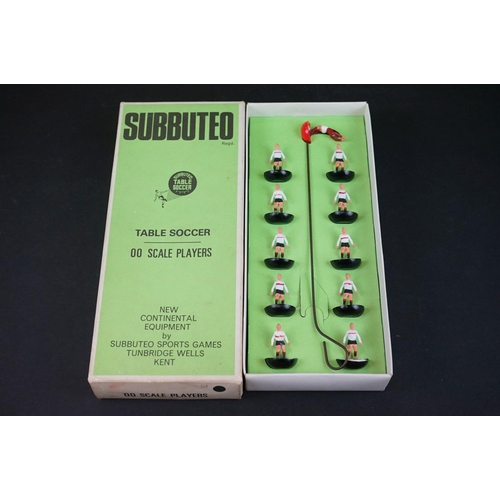 298 - Subbuteo - Five boxed HW Subbuteo teams to include 2 x 59 River Plate (one thick red hoop, the other... 