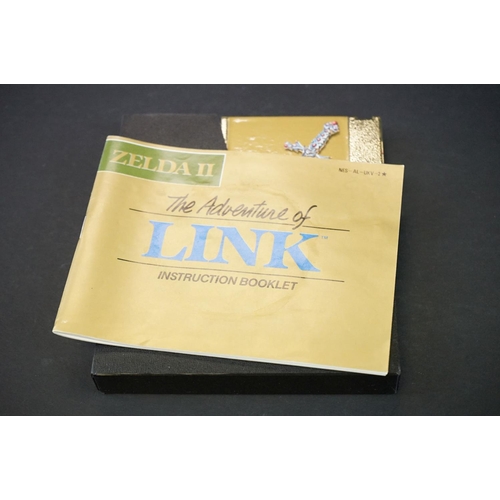 386 - Retro Gaming - Boxed Nintendo NES Zelda II The Adventures of Link game, with instructions