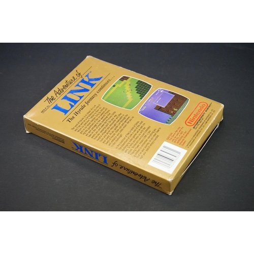 386 - Retro Gaming - Boxed Nintendo NES Zelda II The Adventures of Link game, with instructions