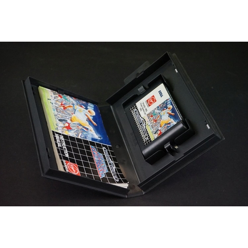 387 - Retro Gaming - 13 Boxed Sega Mega Drive games to include Taz Mania, Super League, Sonic 2, Mercs, Qu... 