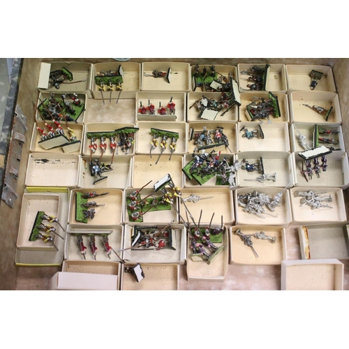 195 - War Gaming - Large collection of metal and plastic figures contained within 18 x boxes featuring pai... 