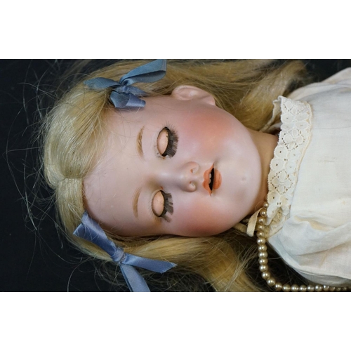 405 - Three early 20th C Armand Marseille bisque headed dolls to include marked Germany 990 A14M (loose wi... 