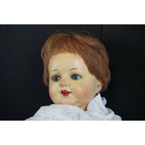 409 - Three early 20th C dolls to include Armand Marseille with sleeping brown glass eyes, marked 390 A2/0... 