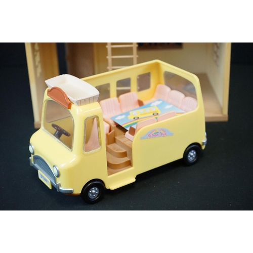 413 - Collection of Epoch / Flair Sylvanian Families figures and accessorirs to include boxed  Luxury Bras... 