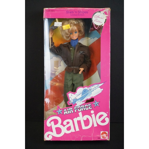 434 - Barbie - Nine boxed Mattel Barbie dolls to include Air Force Stars n Stripes, Horse Lovin, Toy Story... 