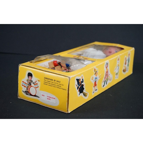 435 - Two boxed Pelham Puppets to include SS5 Tyrolean Girl and SL Hansel plus a Steiff Classic Series 190... 