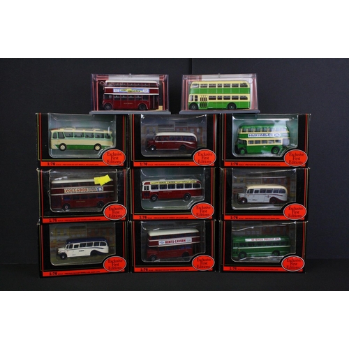 1093 - 29 Boxed EFE Exclusive First Editions 1/76 scale diecast bus models (featuring De Luxe Series and De... 