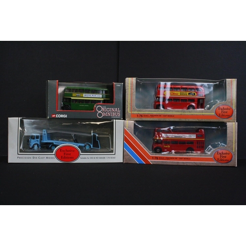 1093 - 29 Boxed EFE Exclusive First Editions 1/76 scale diecast bus models (featuring De Luxe Series and De... 