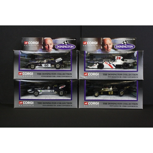 1096 - Eight Boxed Corgi Classics diecast models to include 4 x Donington Collection (97374, 97377, 97378, ... 