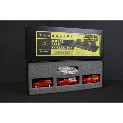 1097 - 7 Boxed Vanguards diecast models / multi-model sets to include 4 x Eddie Stobart 1:43 examples (3 x ... 