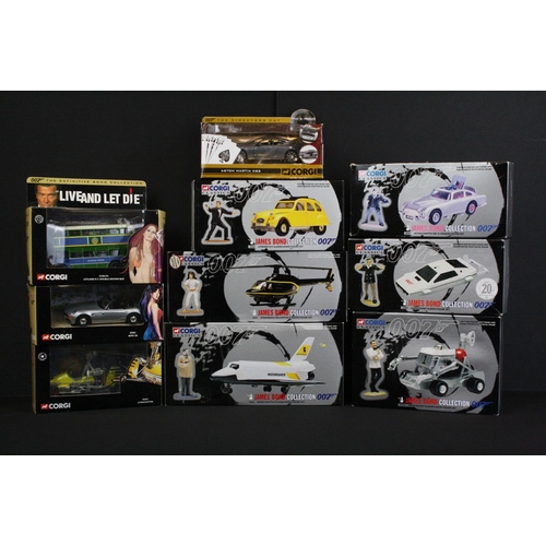 1100 - 20 Boxed Corgi James Bond 007 diecast models to include 6 x James Bond Collection model & figure set... 