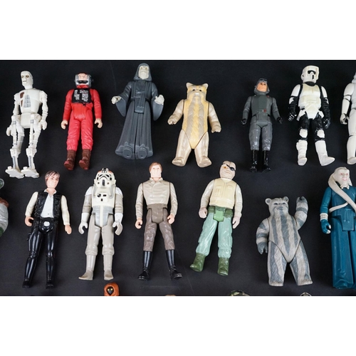 391 - Star Wars - 52 original Star Wars figures to include Jawa, 4 x Snowtrooper, Tia Pilot, Boba Fett, 4L... 