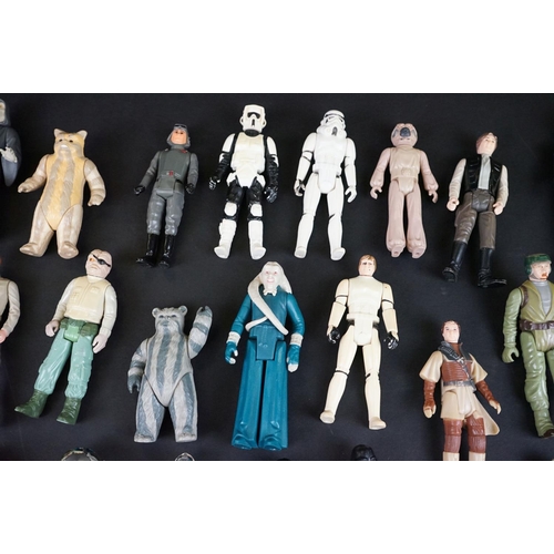 391 - Star Wars - 52 original Star Wars figures to include Jawa, 4 x Snowtrooper, Tia Pilot, Boba Fett, 4L... 