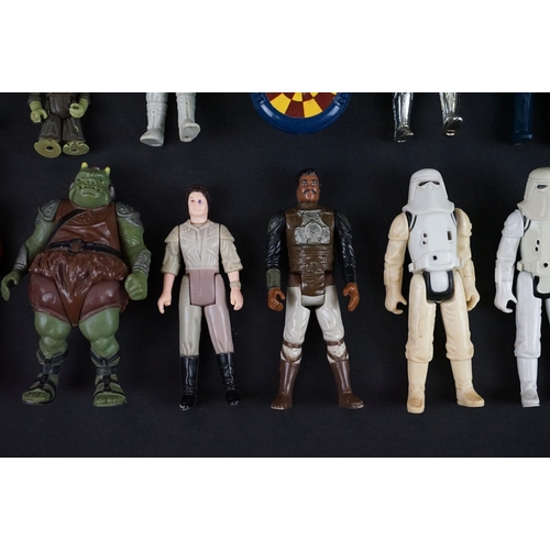 391 - Star Wars - 52 original Star Wars figures to include Jawa, 4 x Snowtrooper, Tia Pilot, Boba Fett, 4L... 