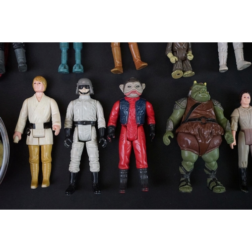 391 - Star Wars - 52 original Star Wars figures to include Jawa, 4 x Snowtrooper, Tia Pilot, Boba Fett, 4L... 