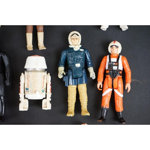 391 - Star Wars - 52 original Star Wars figures to include Jawa, 4 x Snowtrooper, Tia Pilot, Boba Fett, 4L... 