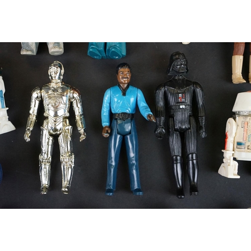 391 - Star Wars - 52 original Star Wars figures to include Jawa, 4 x Snowtrooper, Tia Pilot, Boba Fett, 4L... 