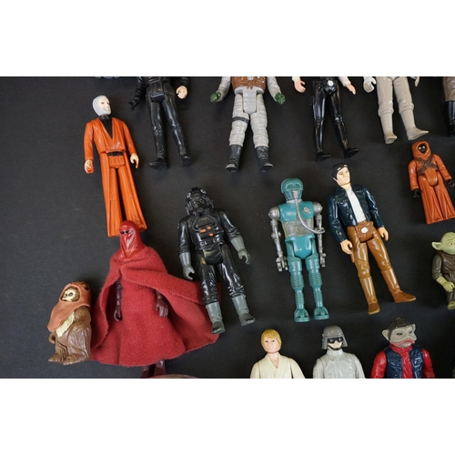 391 - Star Wars - 52 original Star Wars figures to include Jawa, 4 x Snowtrooper, Tia Pilot, Boba Fett, 4L... 