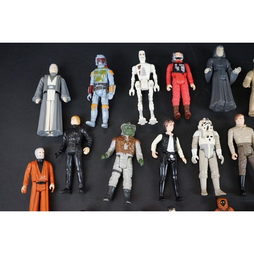 391 - Star Wars - 52 original Star Wars figures to include Jawa, 4 x Snowtrooper, Tia Pilot, Boba Fett, 4L... 